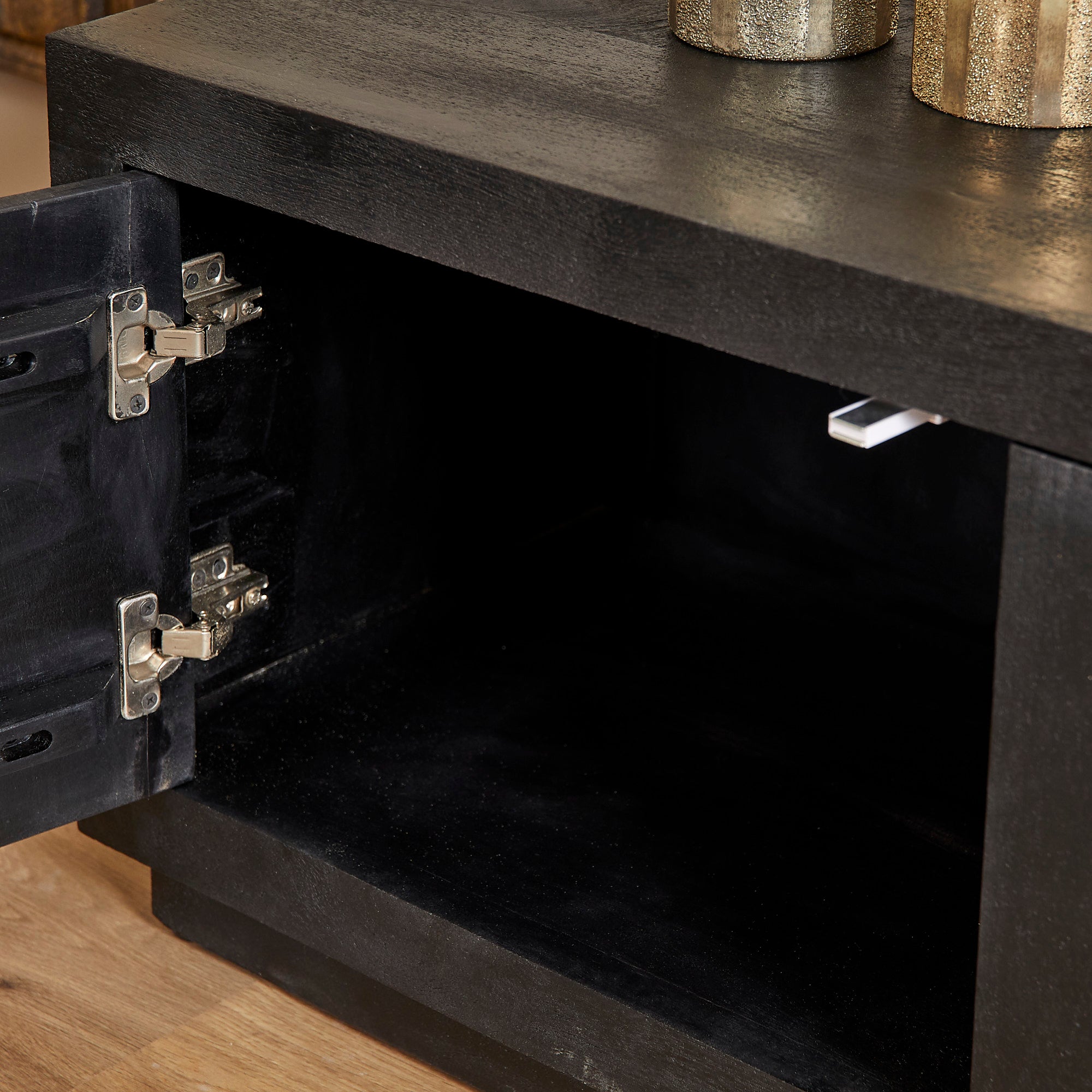 Tv meubel Brussel Black | 150 cm - Industrieelinhuis.nl