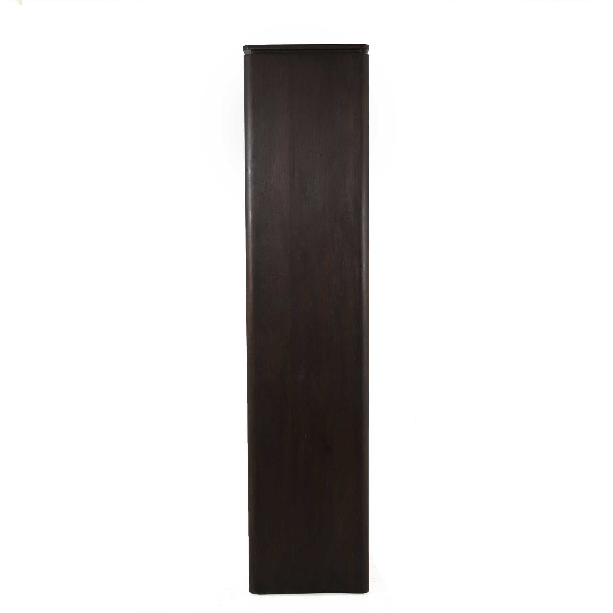 Vakkenkast XL Dallas Bruin Mangohout 160 cm - Industrieelinhuis.nl