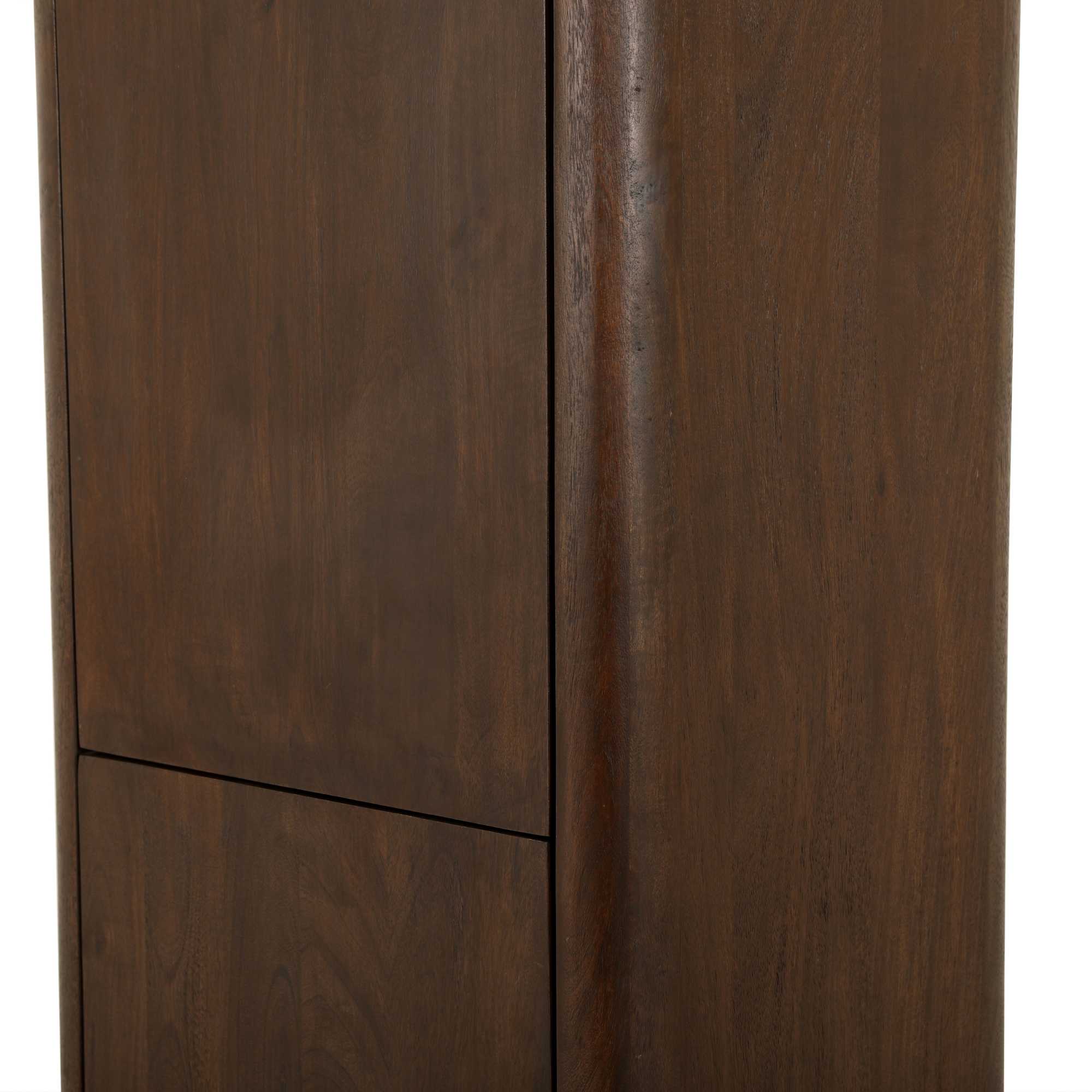 Kabinetkast Dallas Bruin Mangohout 55 cm - Industrieelinhuis.nl