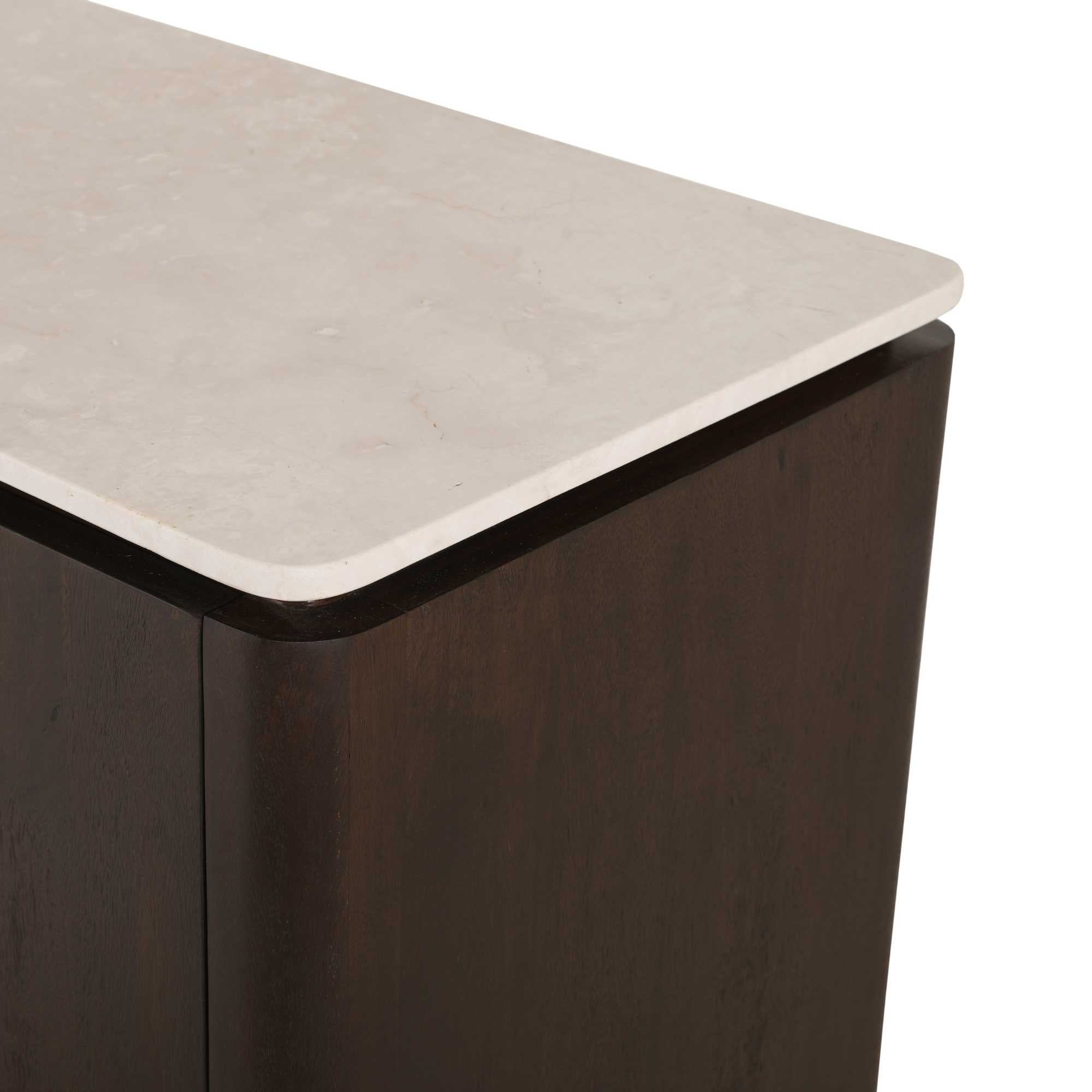 Dressoir Dallas Bruin Mangohout 100 cm - Industrieelinhuis.nl