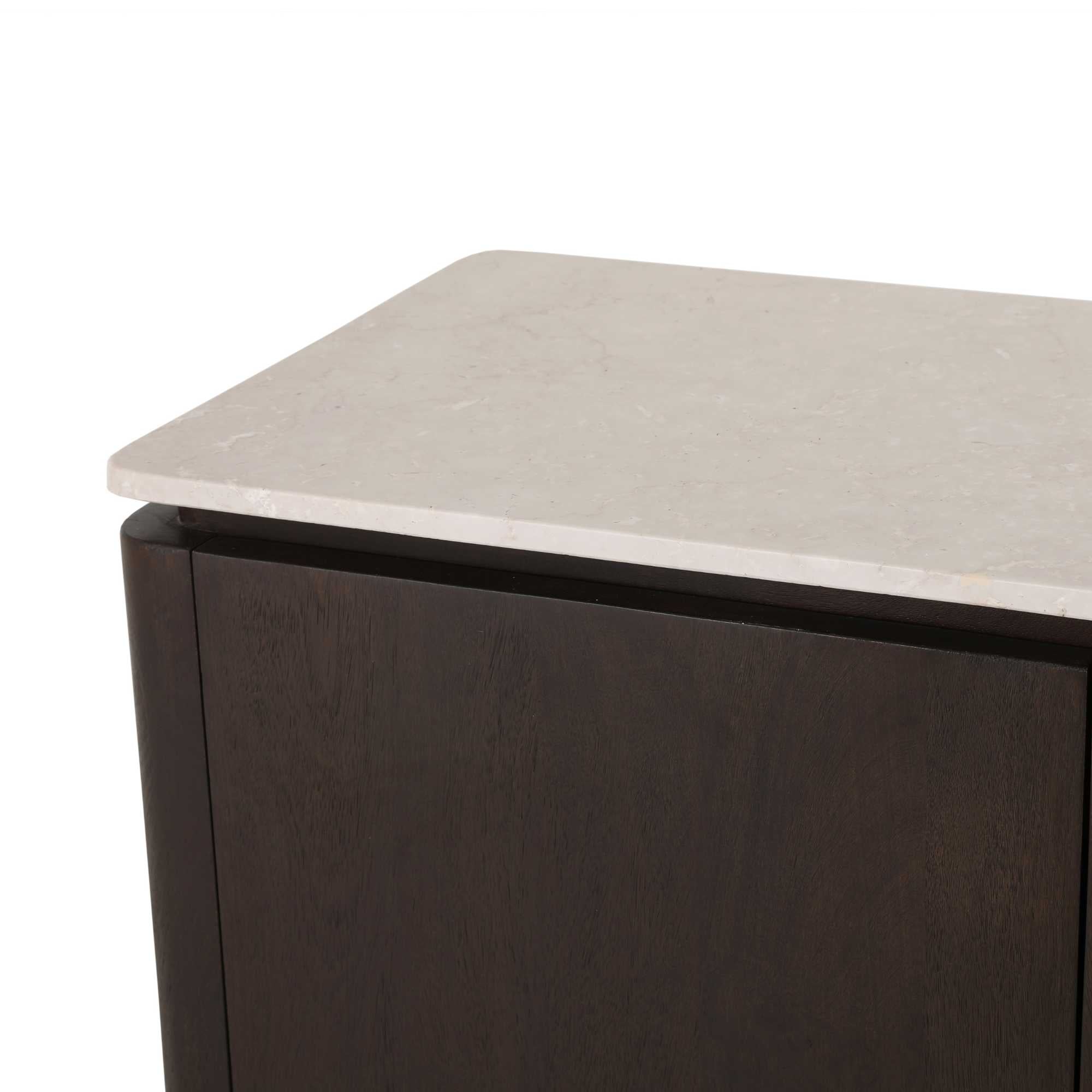 Dressoir Dallas Bruin Mangohout 100 cm - Industrieelinhuis.nl