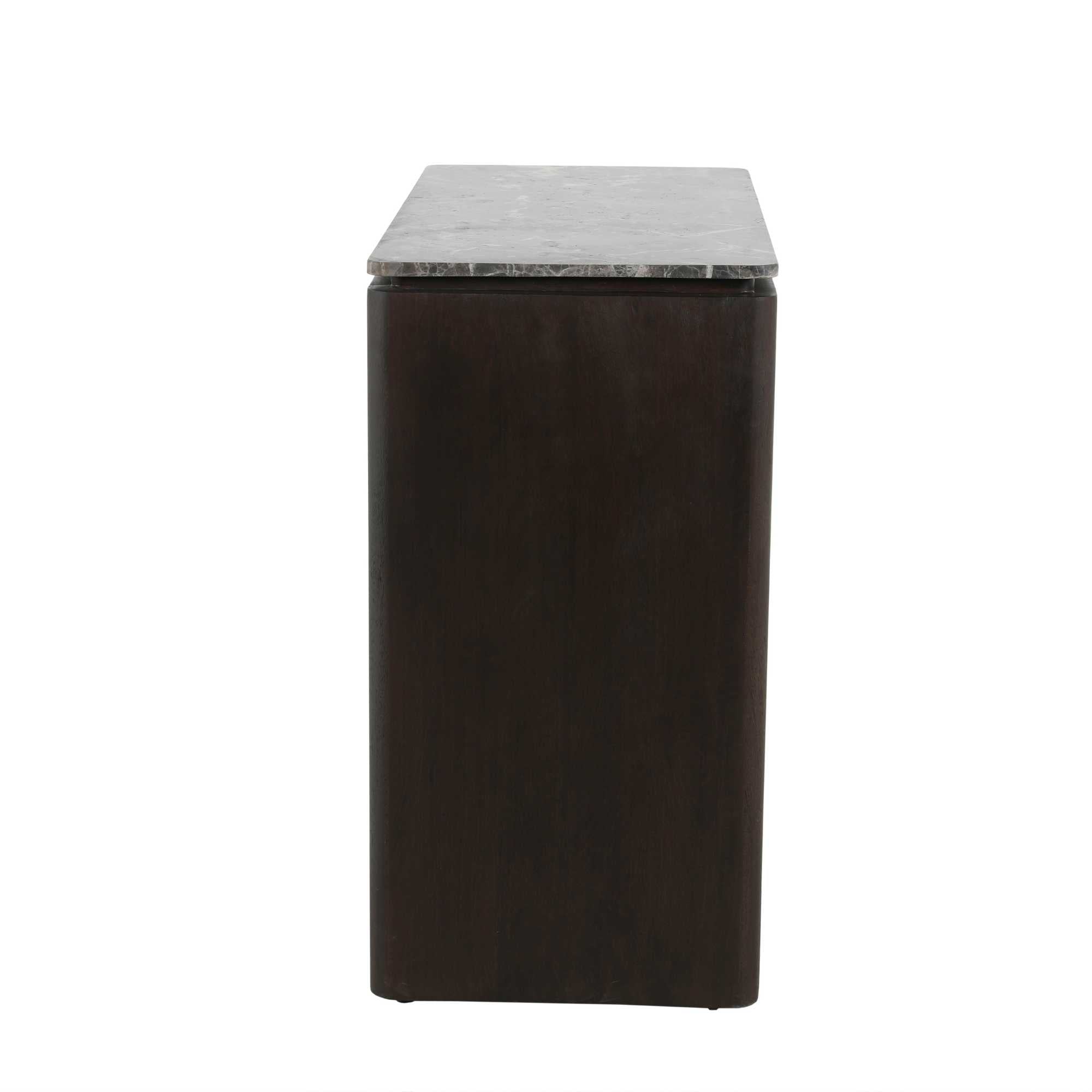 Dressoir Dallas Bruin Mangohout 100 cm - Industrieelinhuis.nl