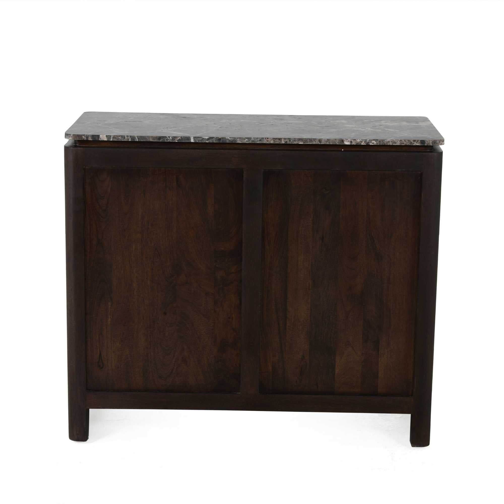 Dressoir Dallas Bruin Mangohout 100 cm - Industrieelinhuis.nl