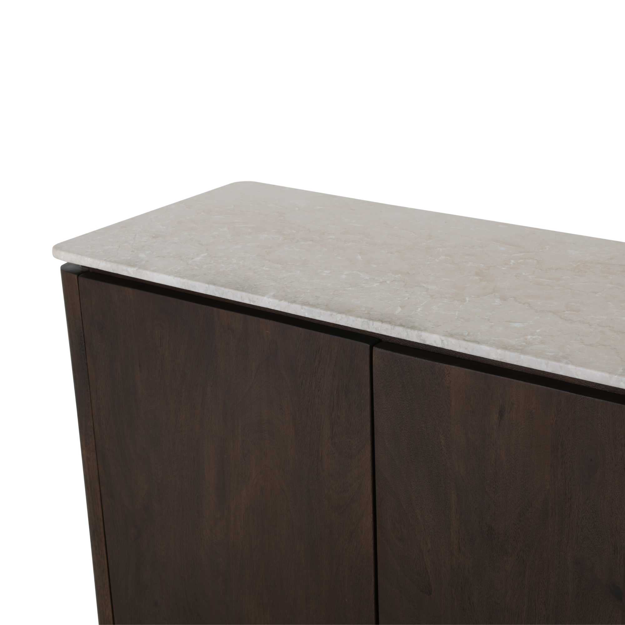 Dressoir Dallas Bruin Mangohout 165 cm - Industrieelinhuis.nl