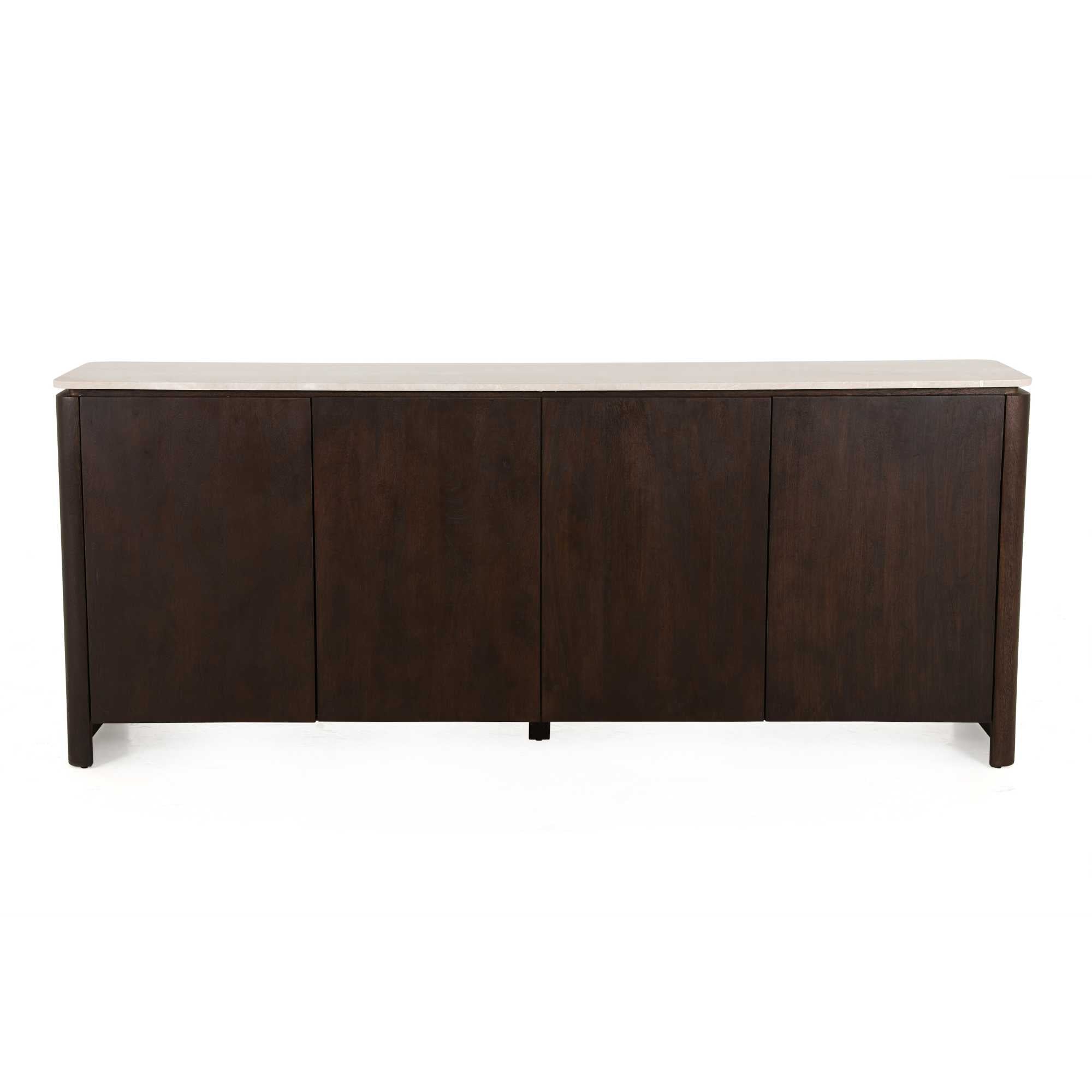 Dressoir Dallas Bruin Mangohout 165 cm - Industrieelinhuis.nl