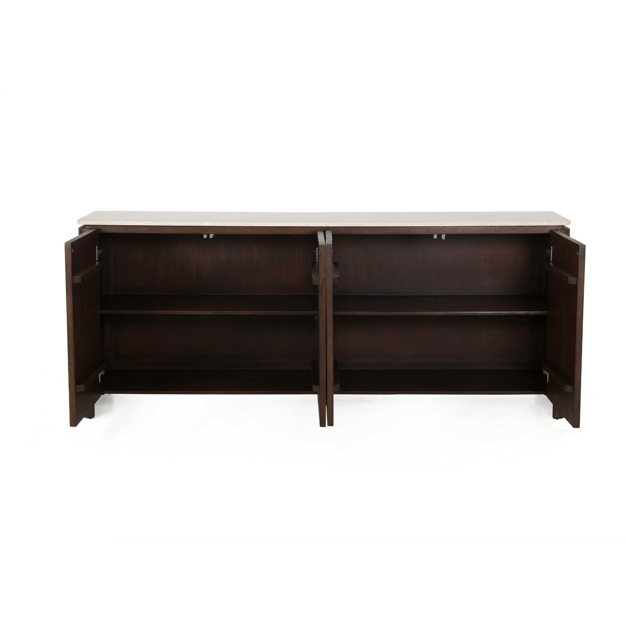 Dressoir Dallas Bruin Mangohout 165 cm - Industrieelinhuis.nl