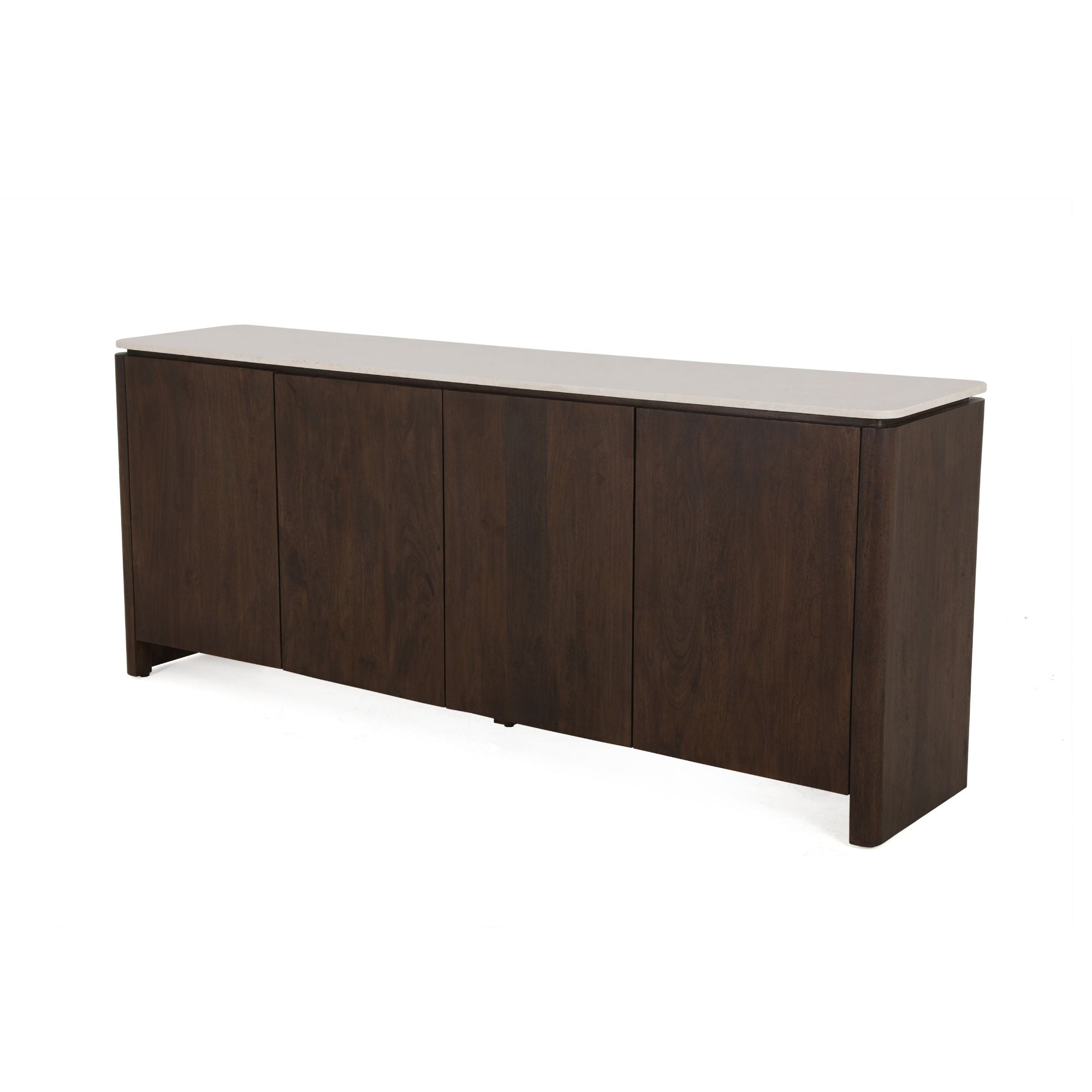 Dressoir Dallas Bruin Mangohout 210 cm - Industrieelinhuis.nl