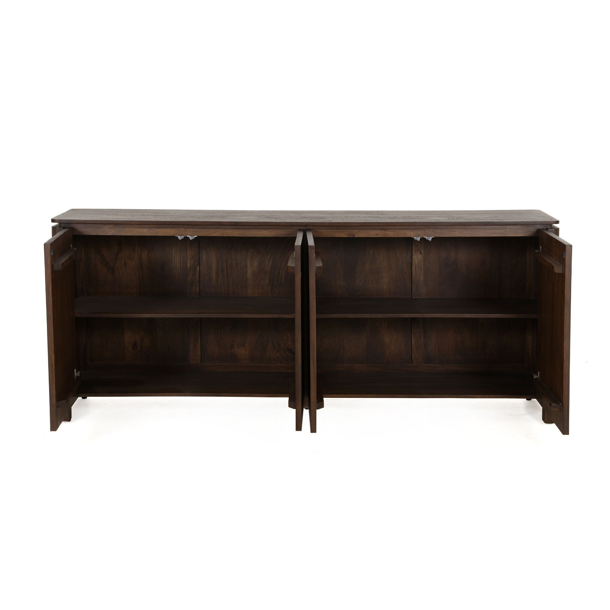 Dressoir Dallas Bruin Mangohout 210 cm - Industrieelinhuis.nl