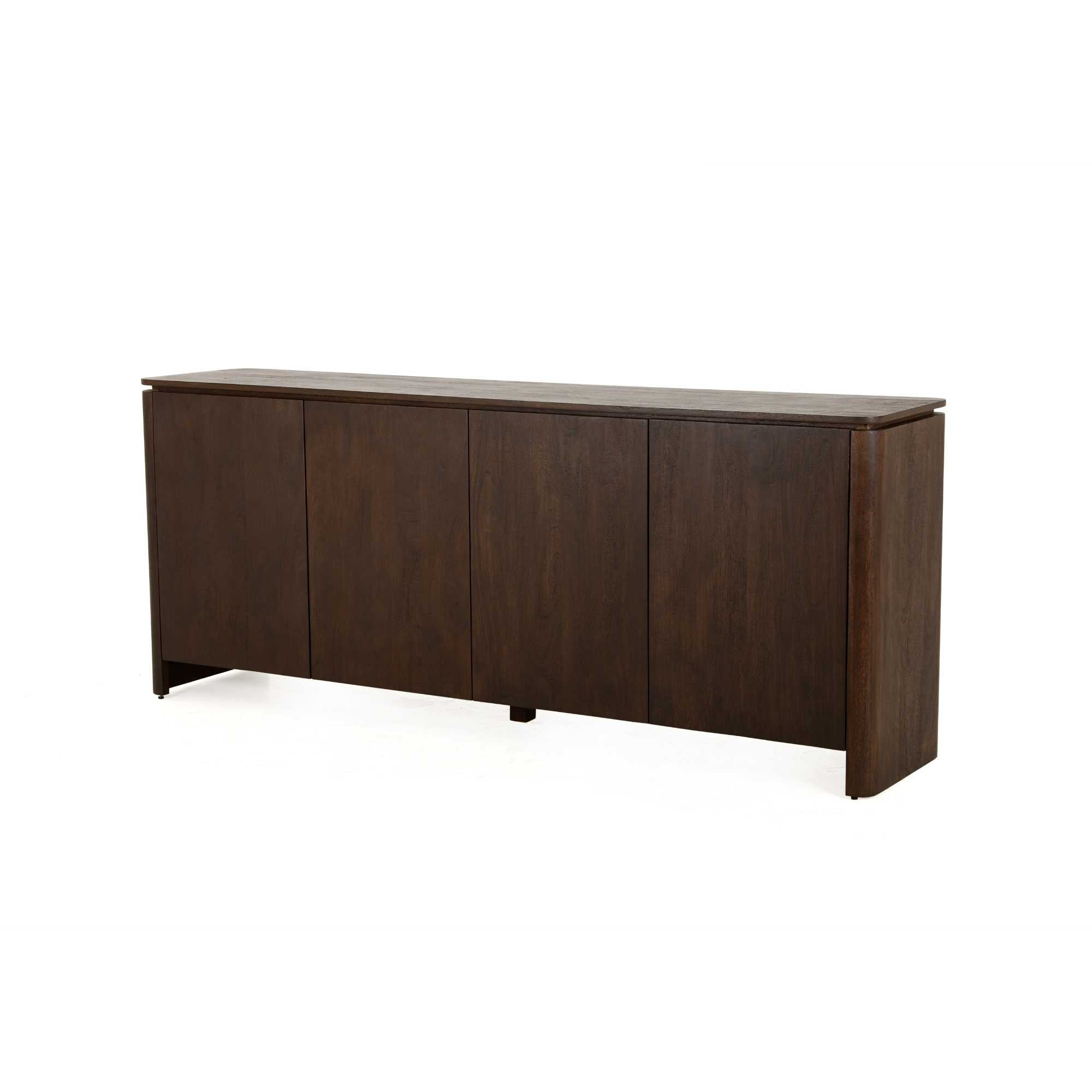 Dressoir Dallas Bruin Mangohout 210 cm - Industrieelinhuis.nl