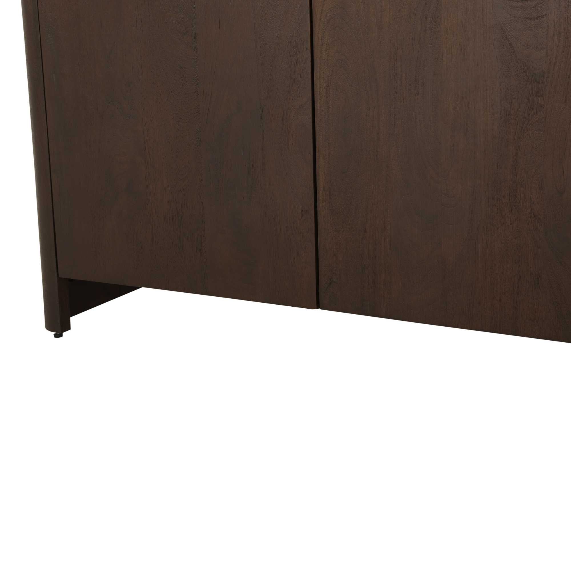 Dressoir Dallas Bruin Mangohout 210 cm - Industrieelinhuis.nl