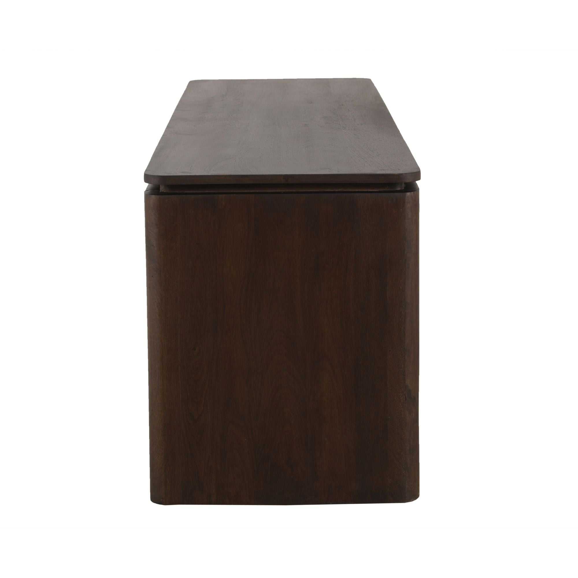 Tv meubel Dallas Bruin Mangohout 165 cm - Industrieelinhuis.nl