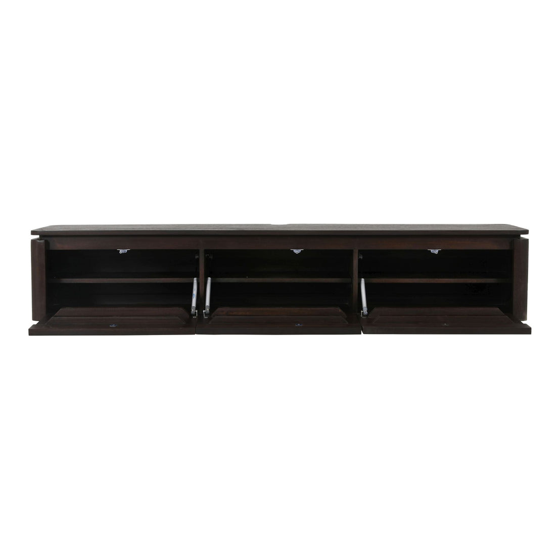 Zwevend tv meubel Dallas Bruin Mangohout 165 cm