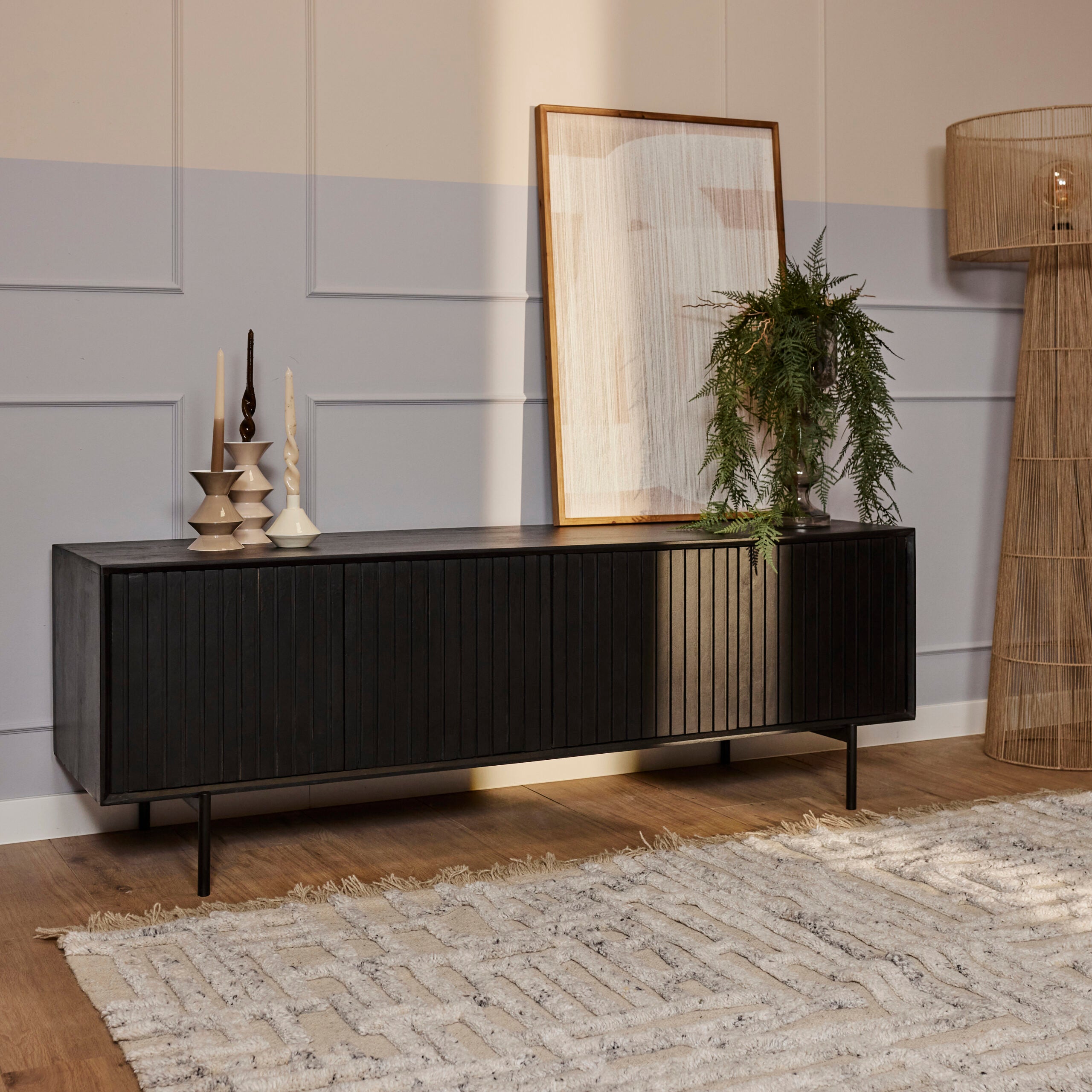 TV -Möbel Madison Black 165 cm