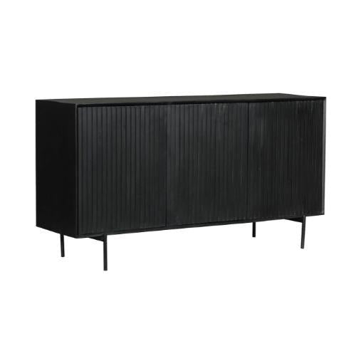 Dressoir Madison Zwart 165 cm - Industrieelinhuis.nl