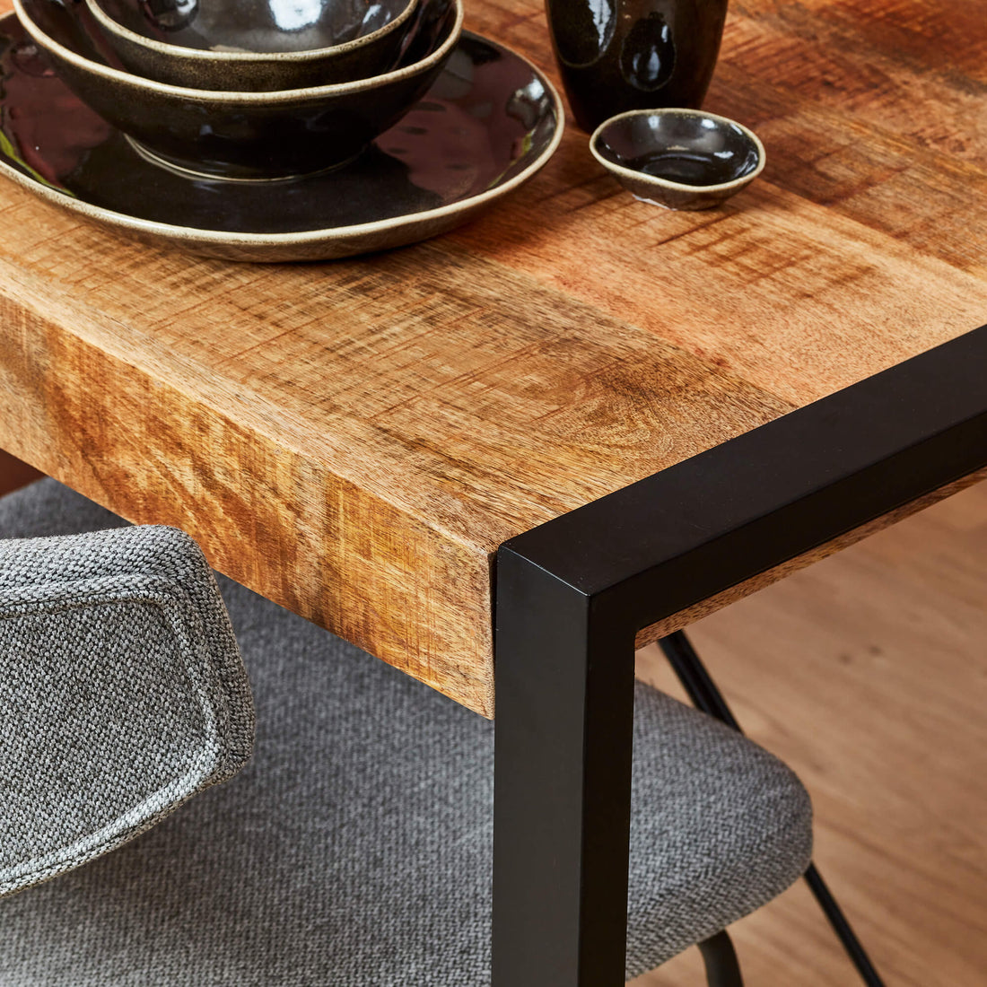 Eettafel Boaz | 180 cm - Industrieelinhuis.nl