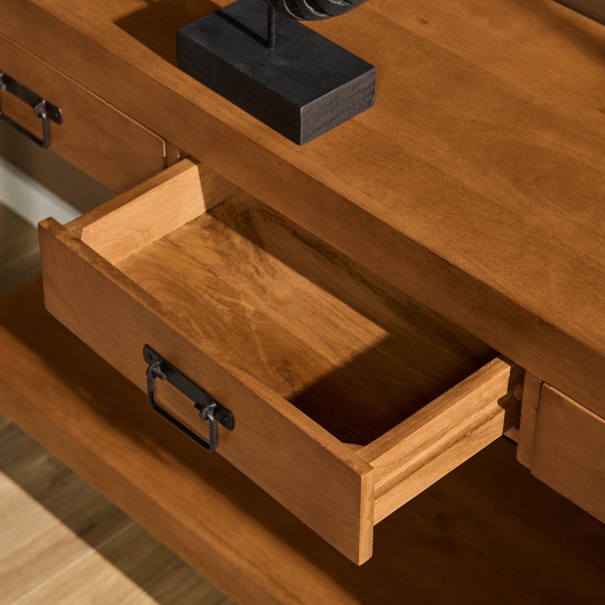 Sidetable mangohout Boaz | 180 cm | 4 lades