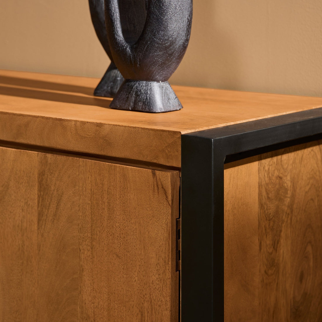 Tv meubel Boaz 110 cm | Een deur en open vak - Industrieelinhuis.nl