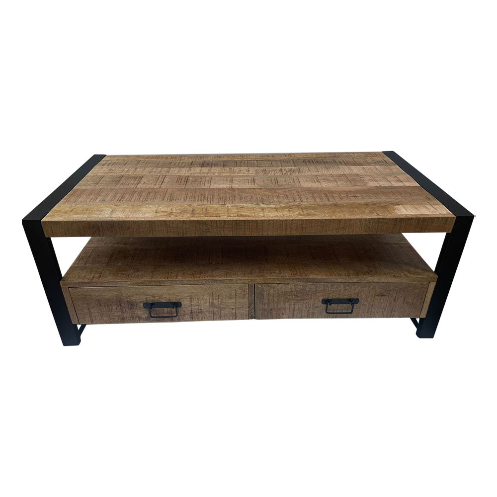 Salontafel Boaz met 4 lades | 120 cm - Industrieelinhuis.nl