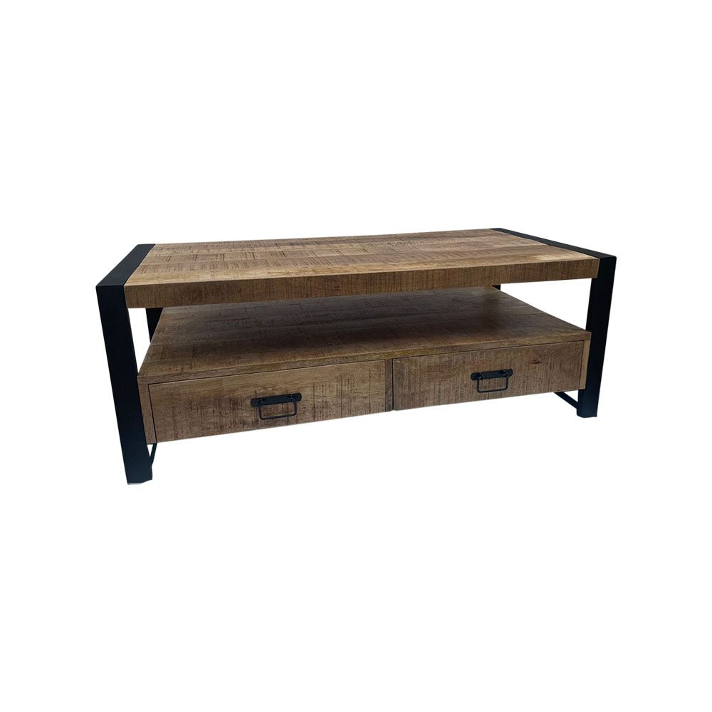 Salontafel Boaz met 4 lades | 120 cm - Industrieelinhuis.nl