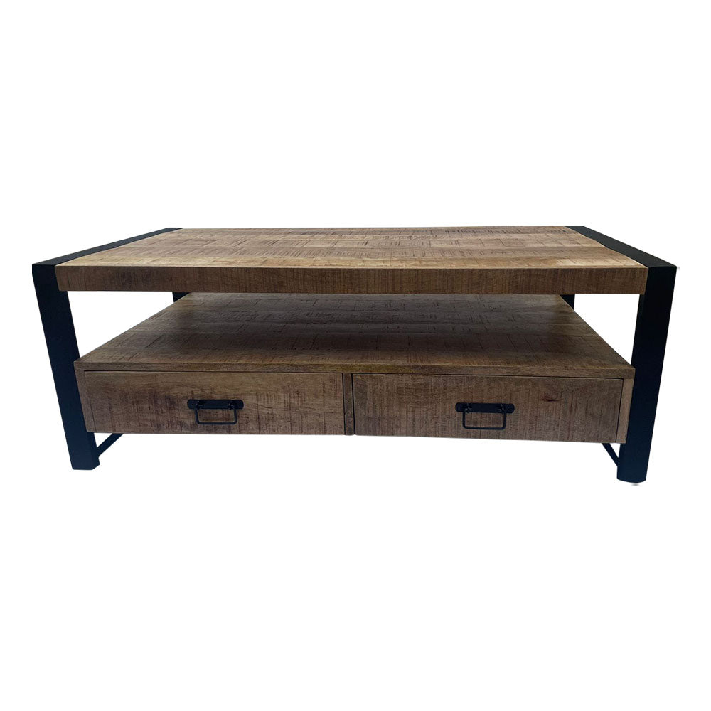 Salontafel Boaz met 4 lades | 120 cm - Industrieelinhuis.nl