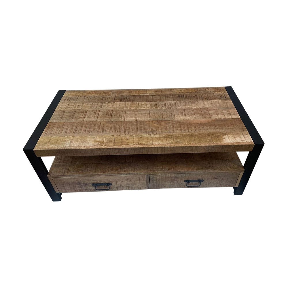Salontafel Boaz met 4 lades | 120 cm - Industrieelinhuis.nl