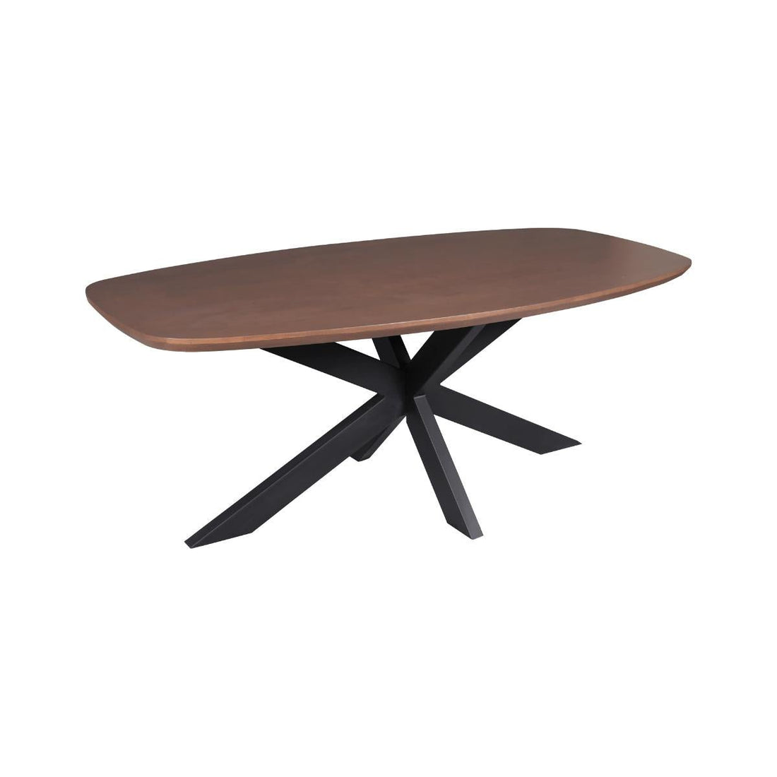 Eettafel Madison Ovaal Walnoot 200 cm - Industrieelinhuis.nl