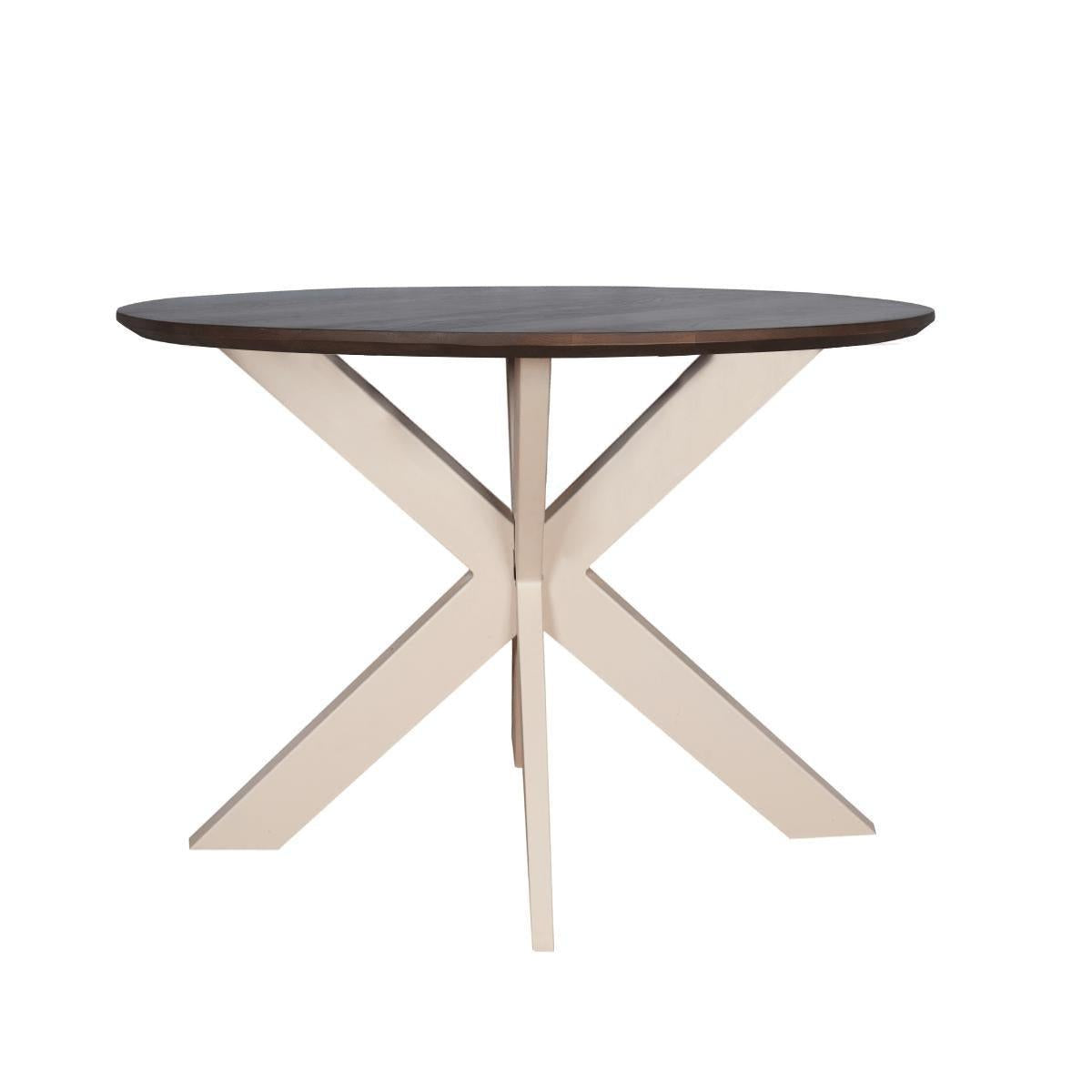 Eettafel Madison Walnut 130 cm - Industrieelinhuis.nl