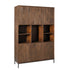 Vakkenkast Madison XL Brown| 135 cm - Industrieelinhuis.nl