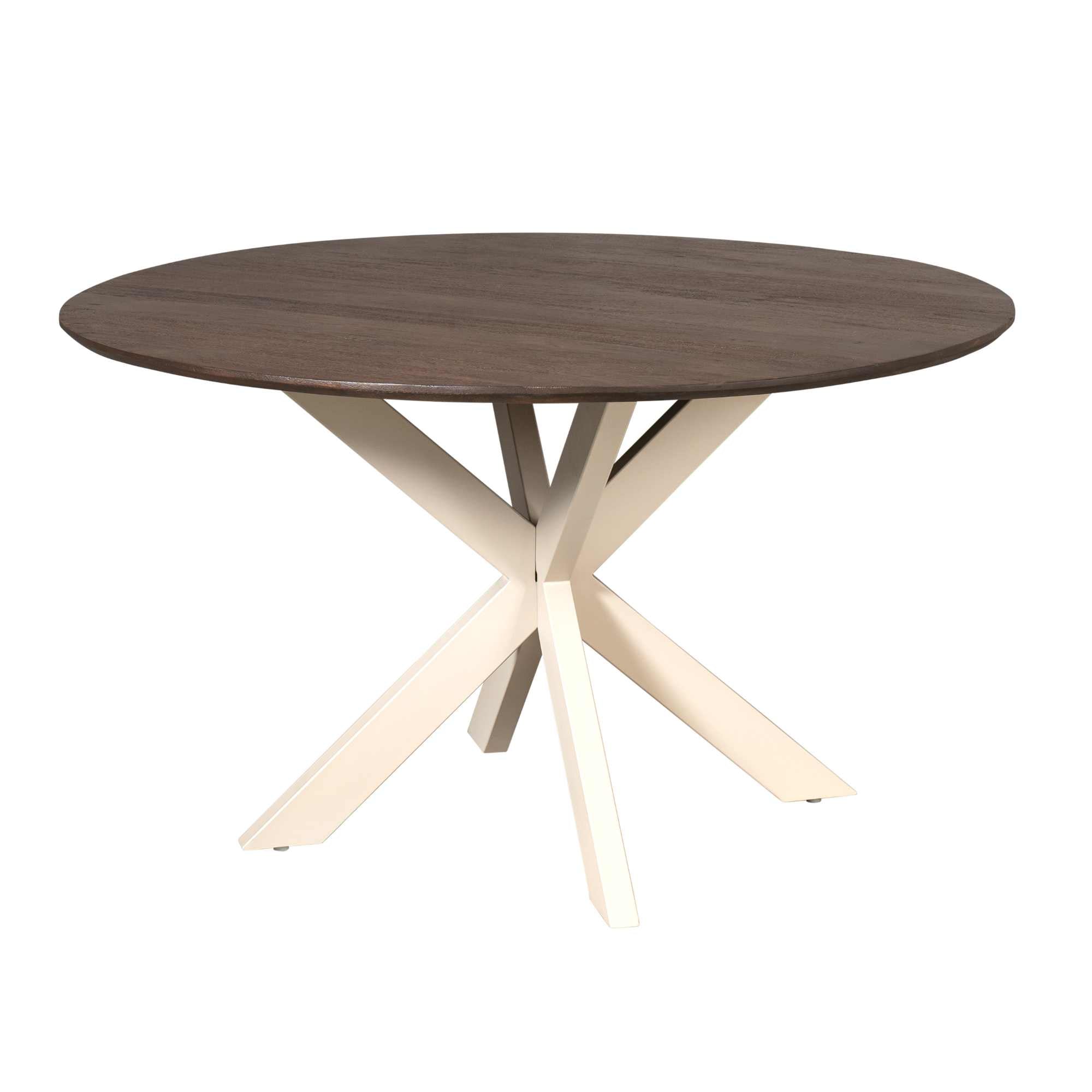 Eettafel Madison Brown | 150 cm | Poot Sand - Industrieelinhuis.nl