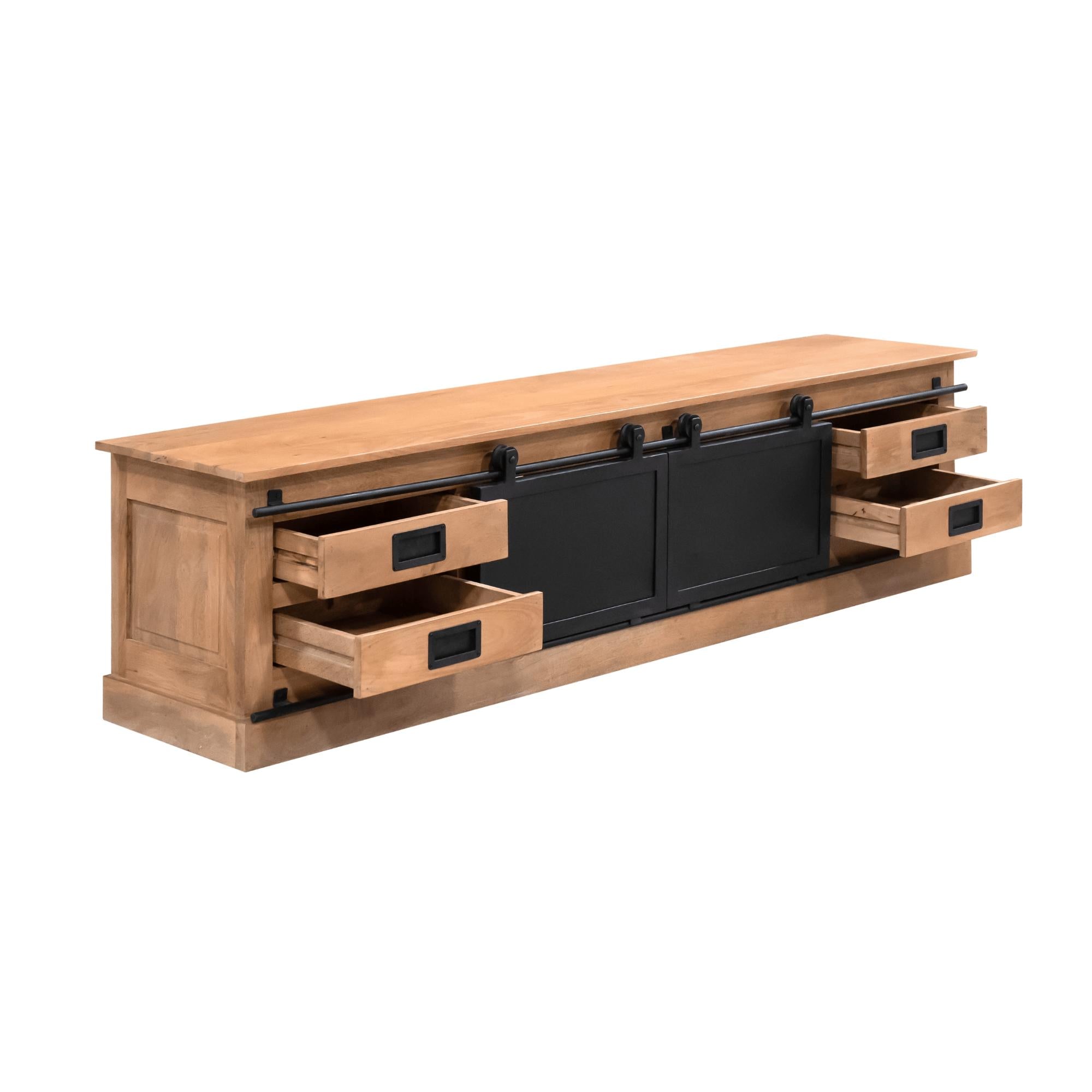 Tv meubel Fresno 200 cm - Industrieelinhuis.nl