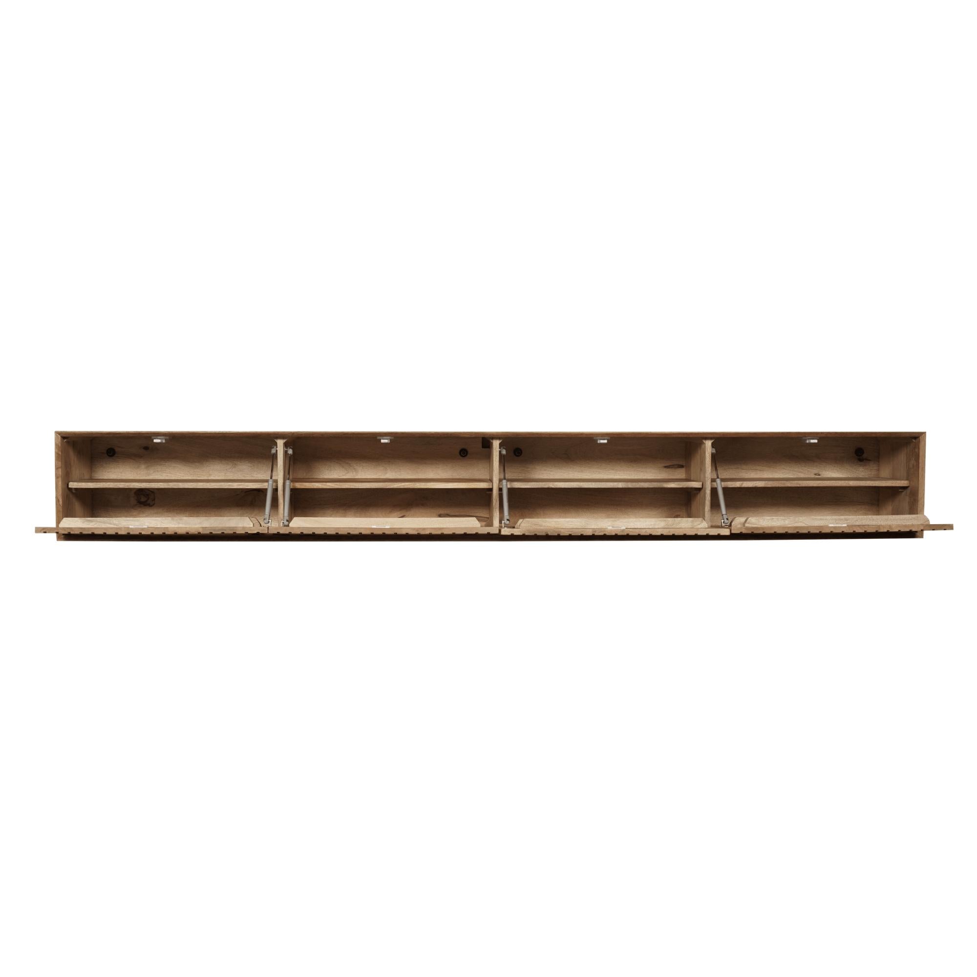 Zwevend tv meubel Maddie Zand 120 cm - Industrieelinhuis.nl