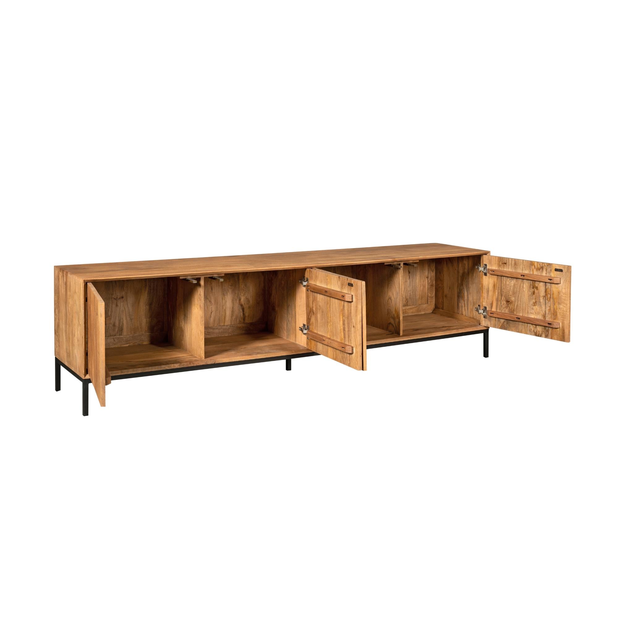 Tv meubel Madison Natural 210 cm - Industrieelinhuis.nl