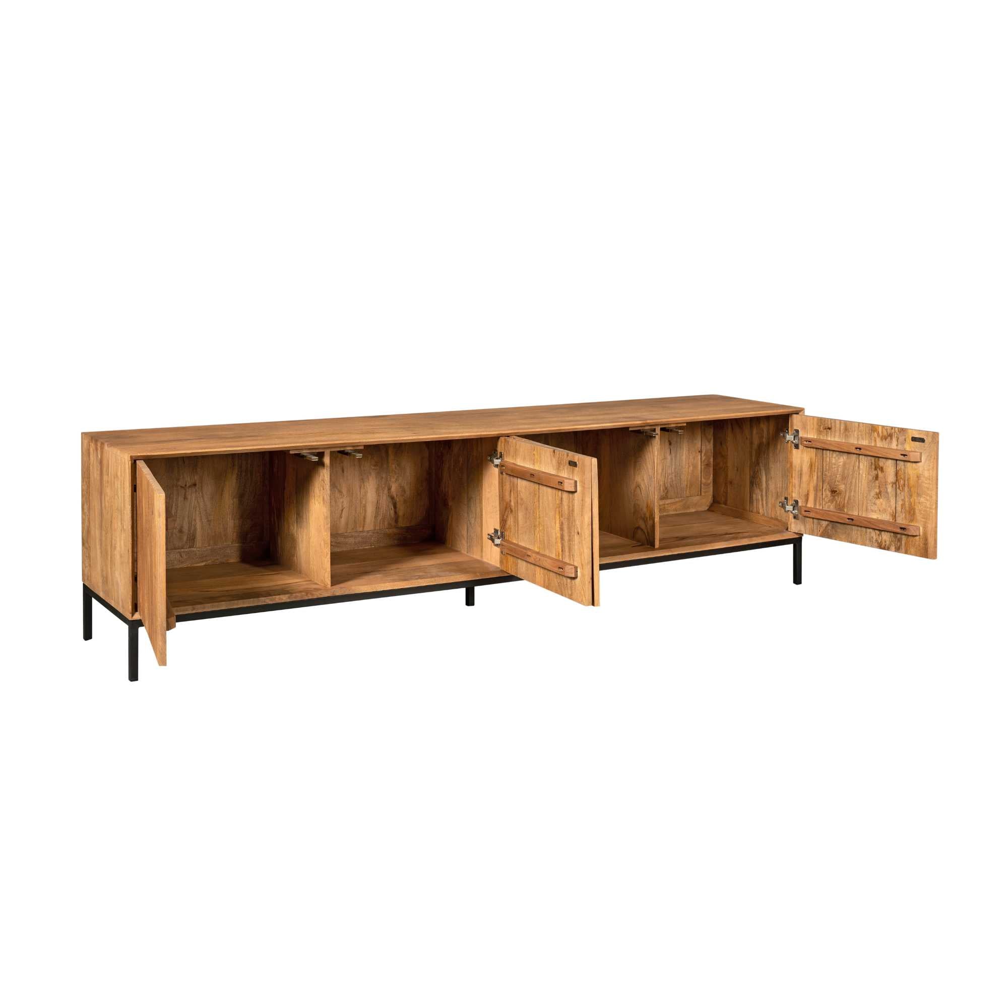 Tv meubel Madison Natural 210 cm - Industrieelinhuis.nl