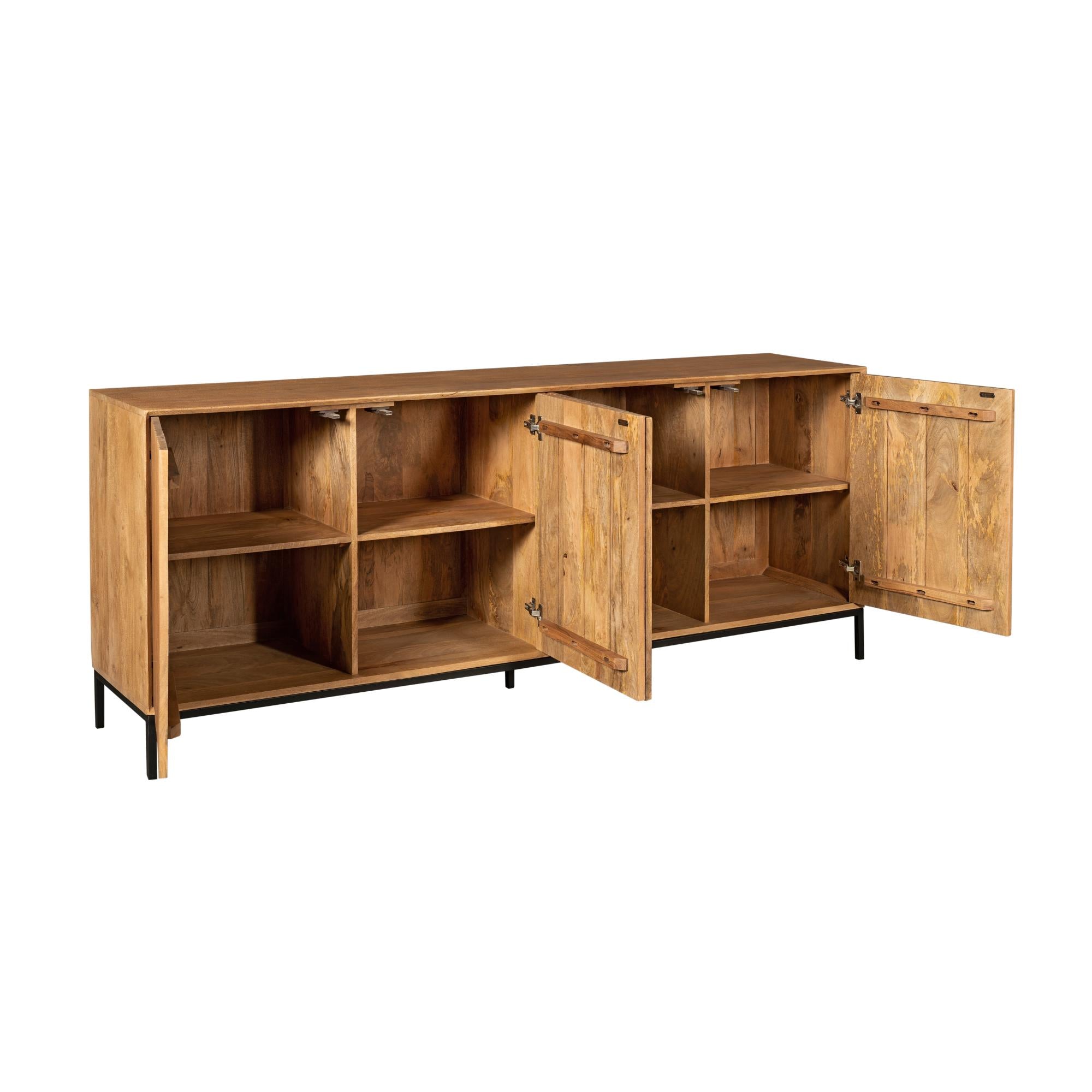 Dressoir Madison Natural 210 cm - Industrieelinhuis.nl