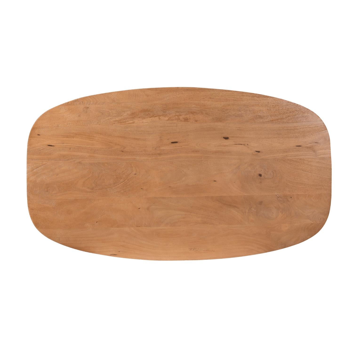 Eettafel Madison Naturel | 160 cm | Deens ovaal - Industrieelinhuis.nl