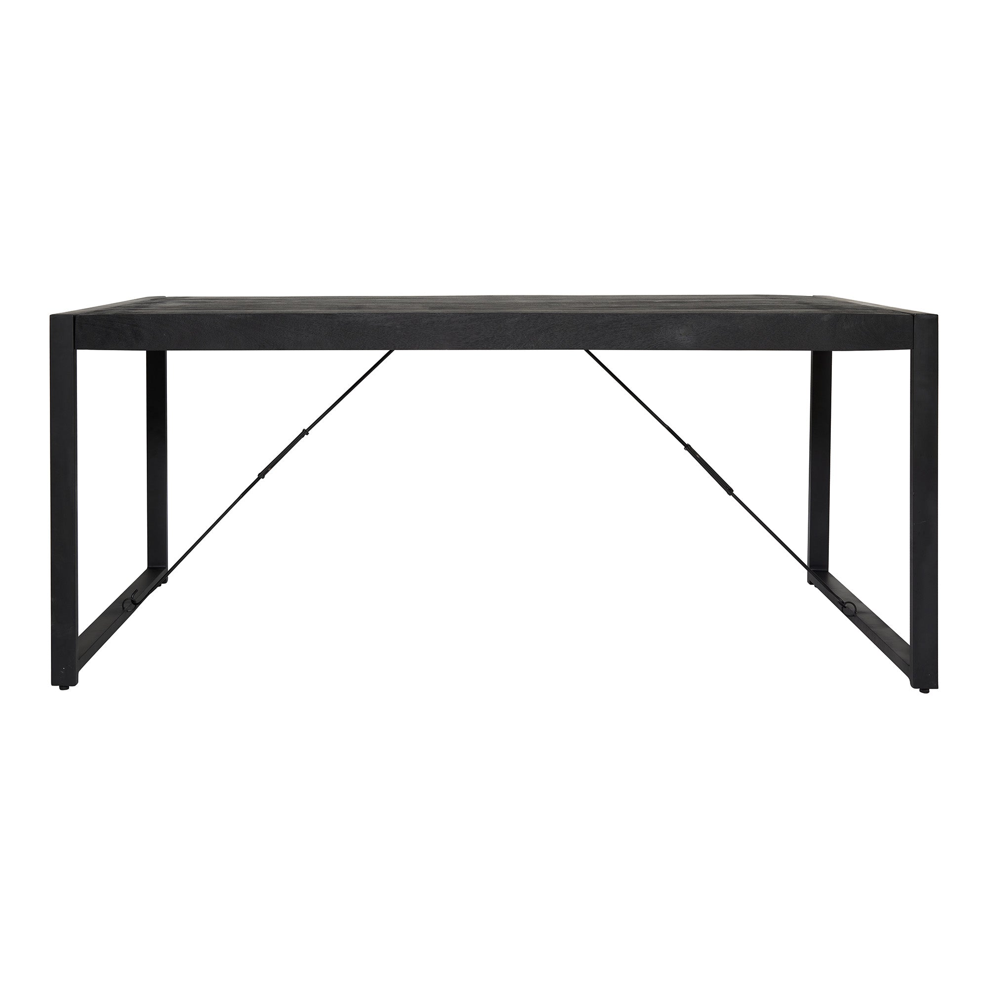 Eettafel Boaz Black | 200 cm - Industrieelinhuis.nl
