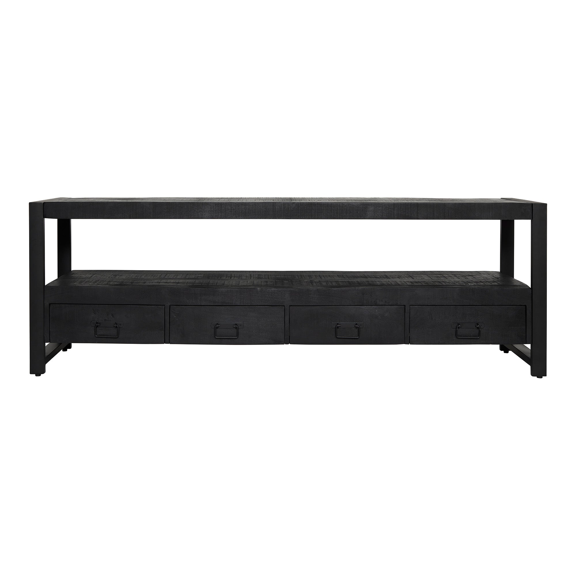 Tv meubel Boaz Black | 180 cm - Industrieelinhuis.nl