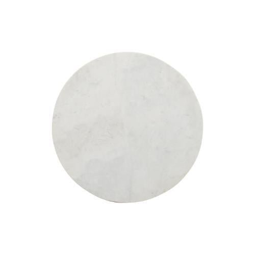 Bijzettafel Kay White marble | 40 cm - Industrieelinhuis.nl