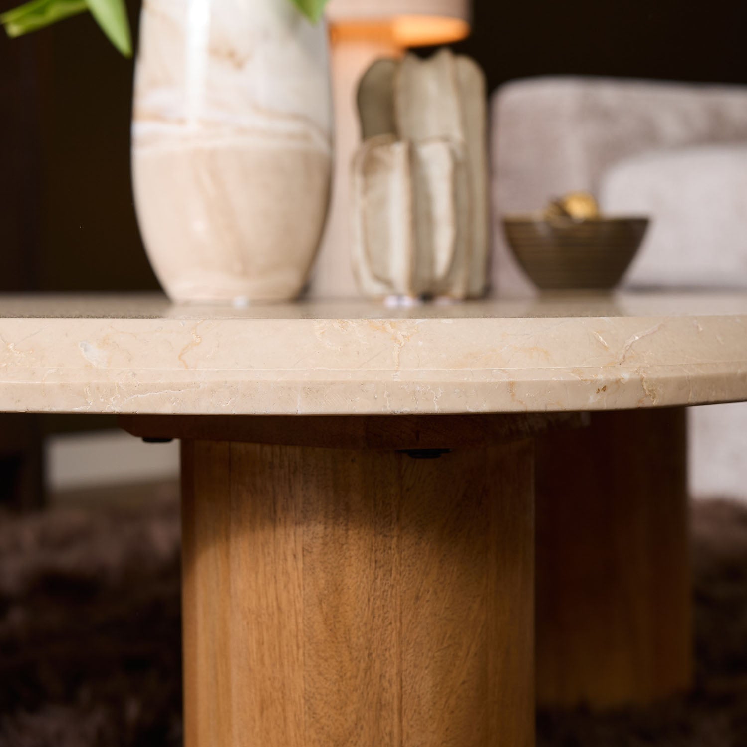 Kleine Organische Salontafel Nuvé | 84 cm - Industrieelinhuis.nl