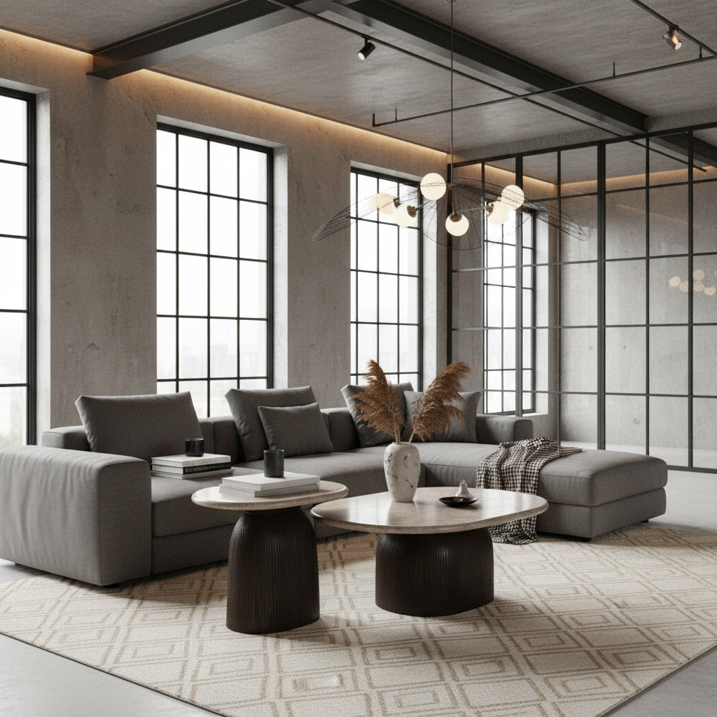 Bijzettafel Noel – Mangohout & Marmeren Blad | 60 cm