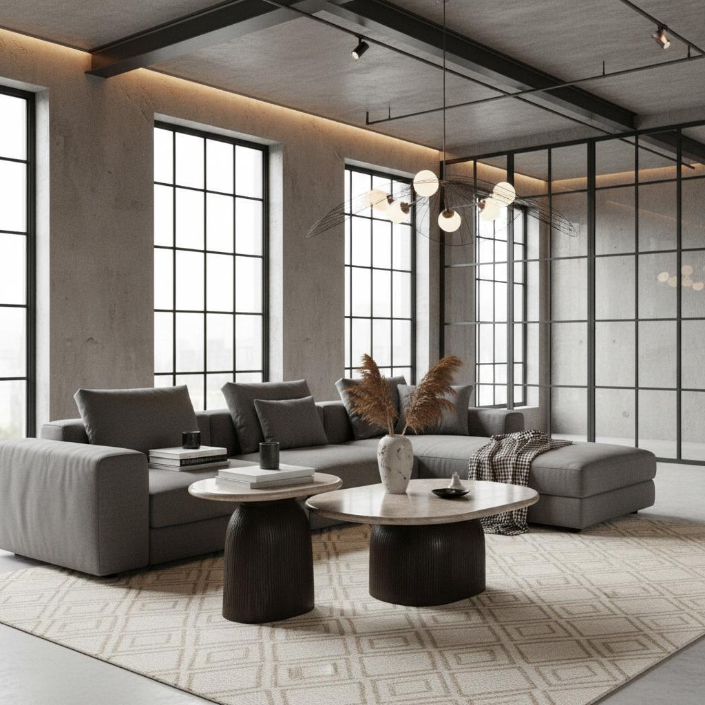 Bijzettafel Noel – Mangohout & Marmeren Blad | 60 cm