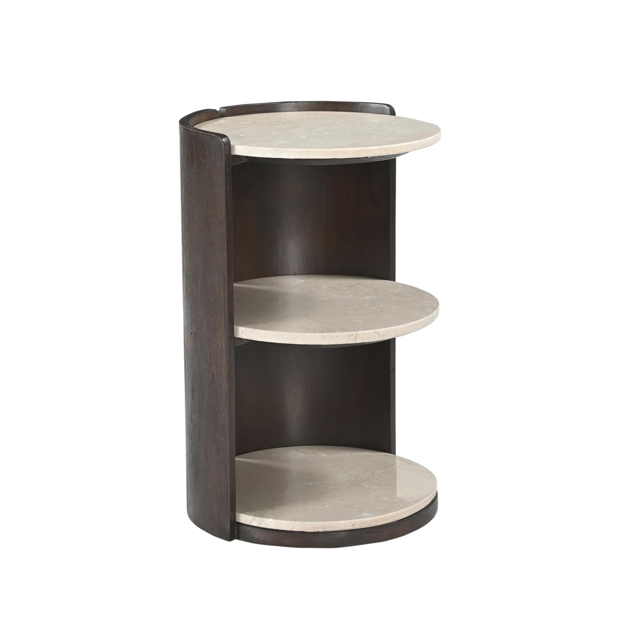 Bijzettafel Alva Marmer 70 cm - Industrieelinhuis.nl