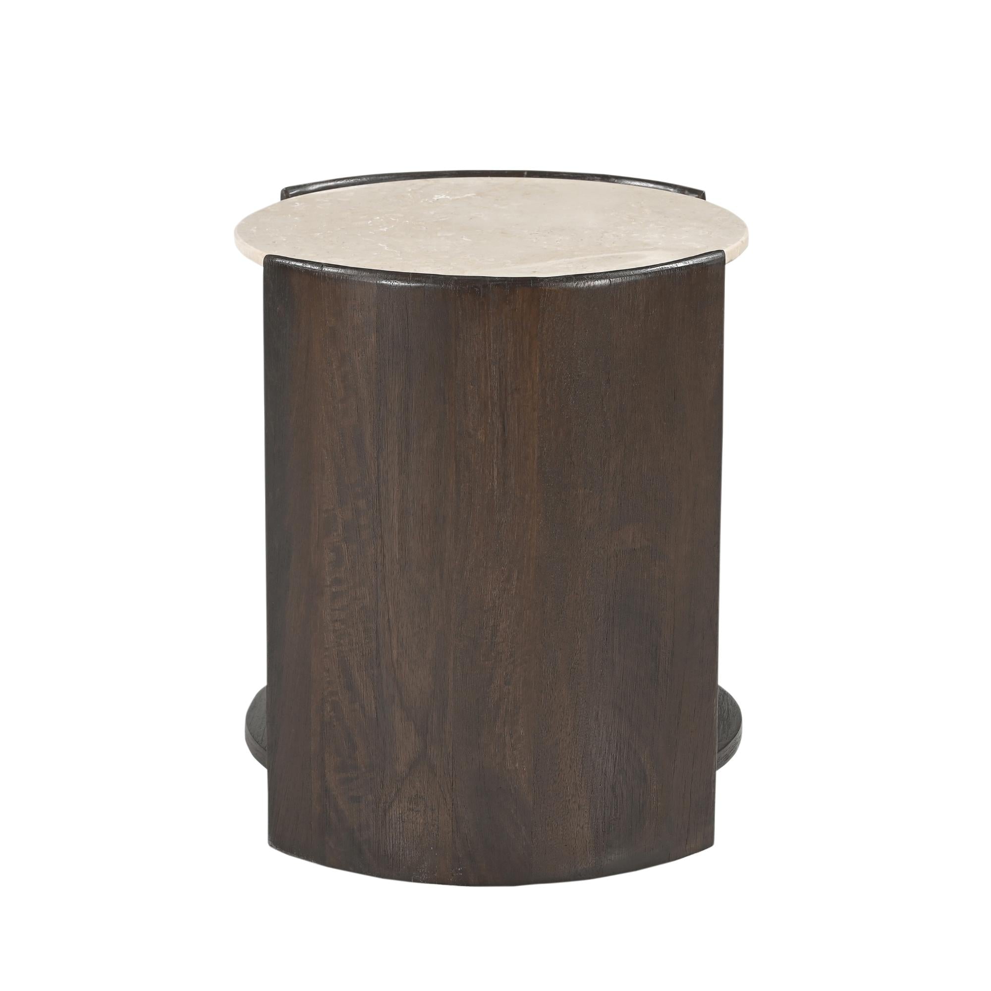 Bijzettafel Alva Marmer 70 cm - Industrieelinhuis.nl