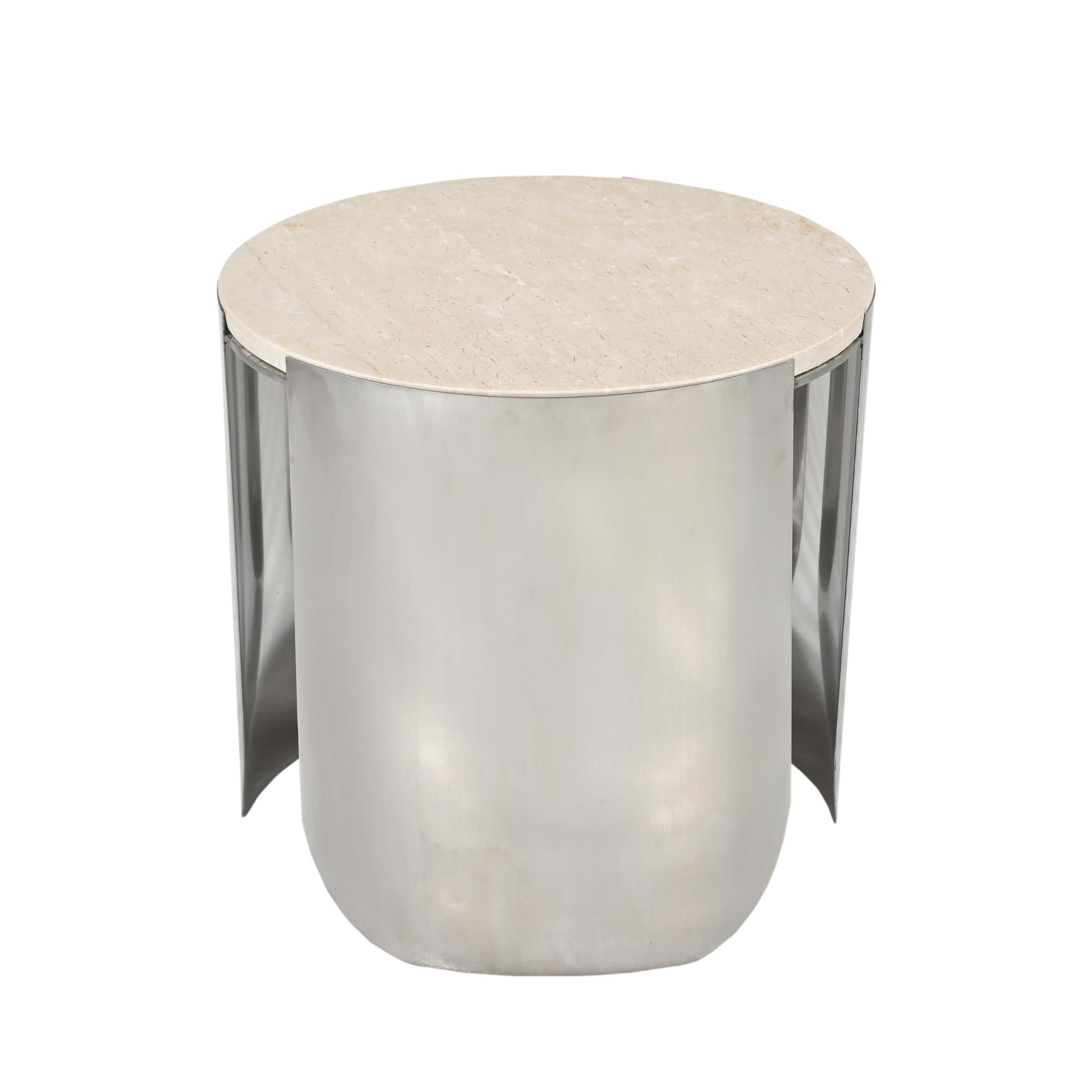 Bijzettafel Alva Marmer 70 cm - Industrieelinhuis.nl