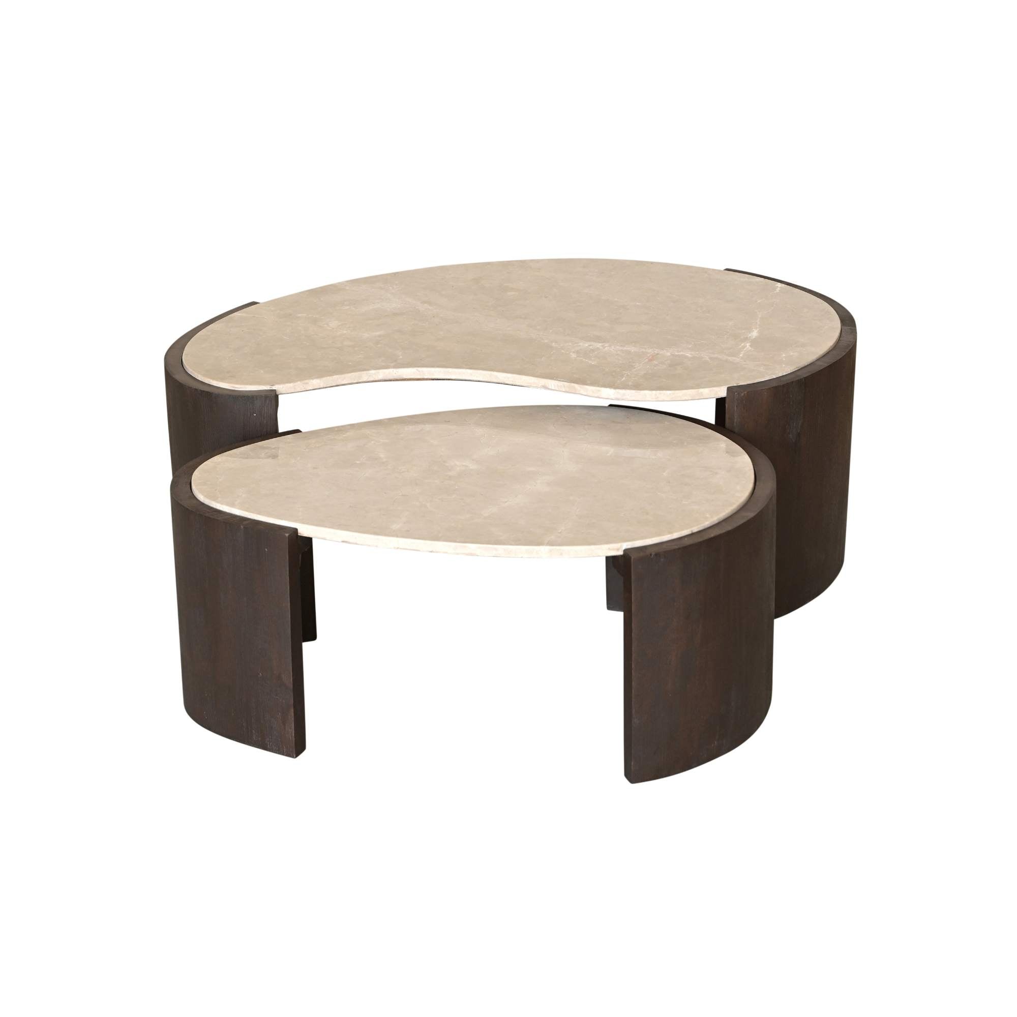 Bijzettafel Lume marmer 71 cm