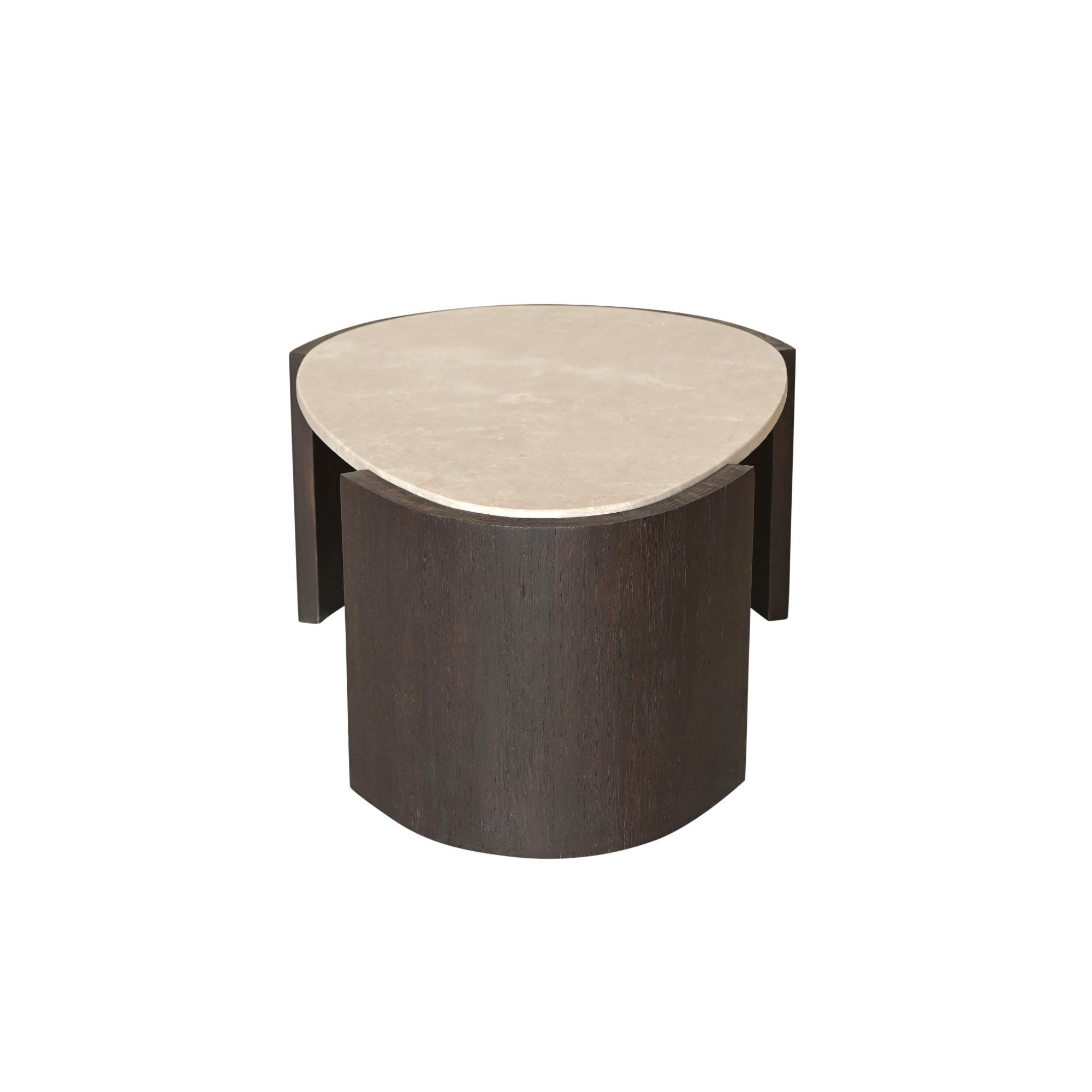 Bijzettafel Lume marmer 71 cm