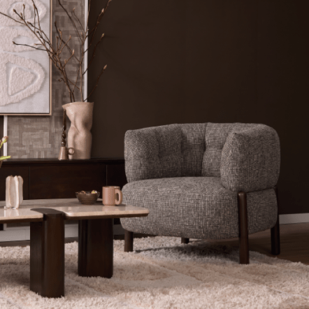 Fauteuil Feda Beige