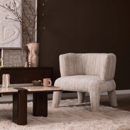 Fauteuil Eva Plum