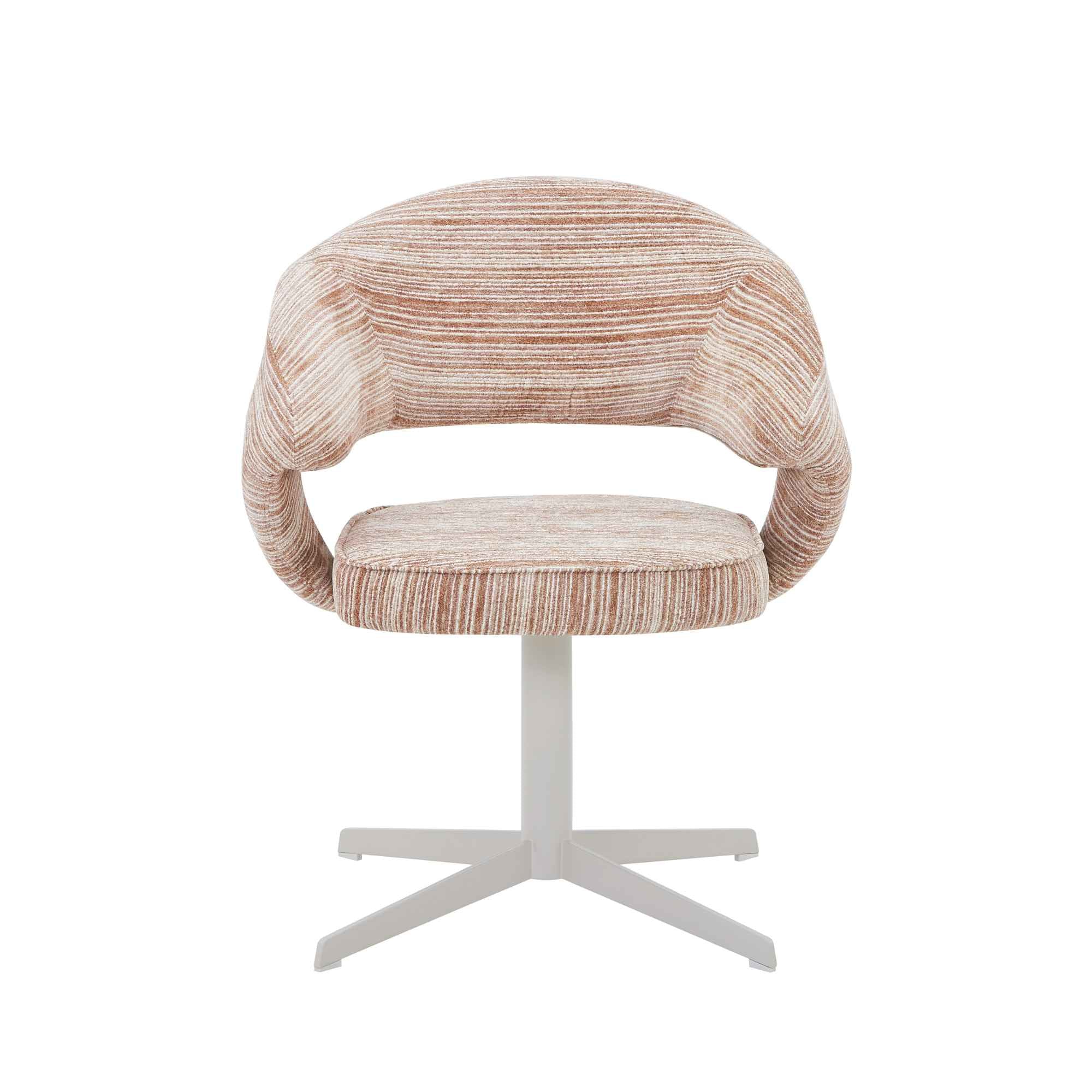 Draaibare eetkamerstoel Jade Taupe