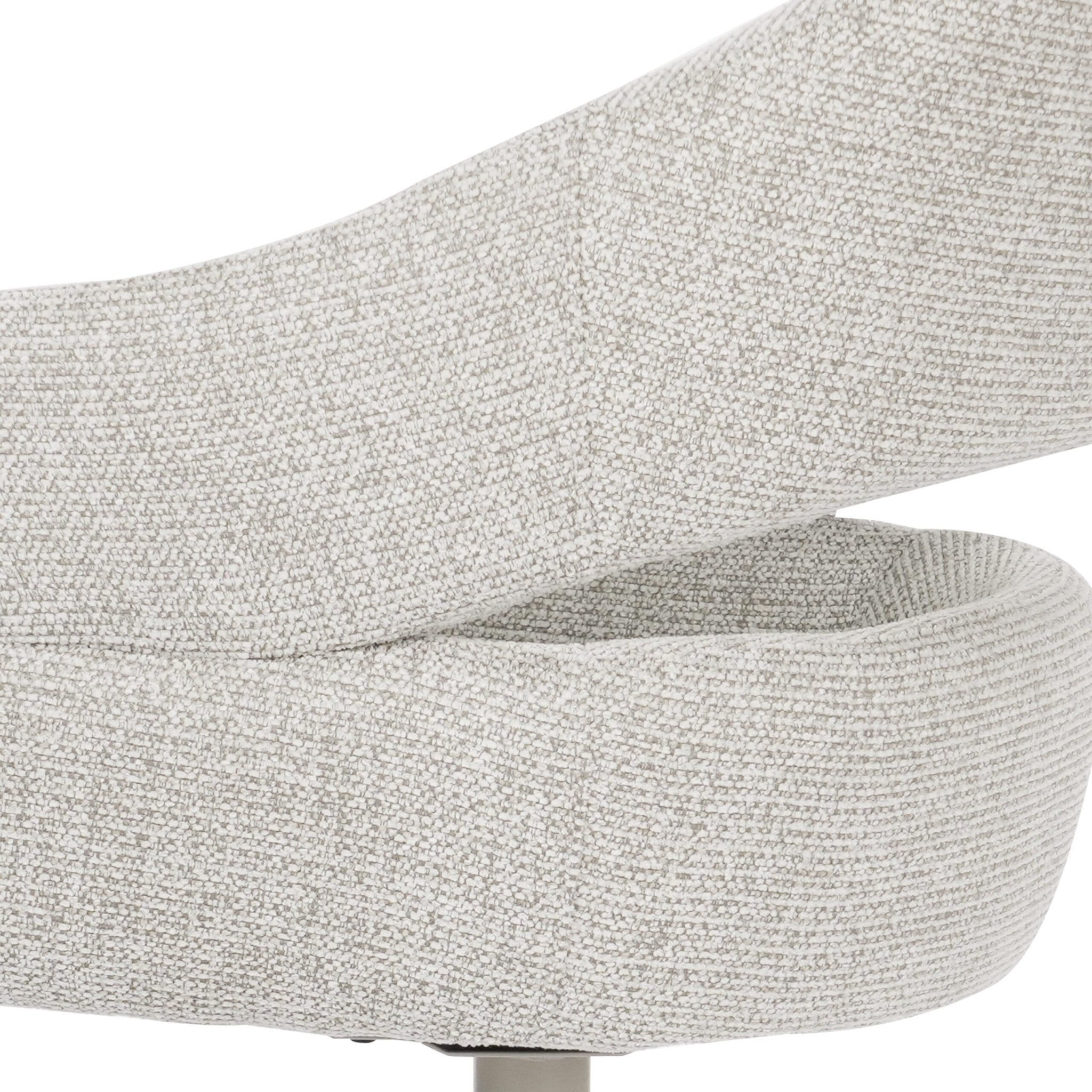 Draaibare eetkamerstoel Lily Beige - Industrieelinhuis.nl